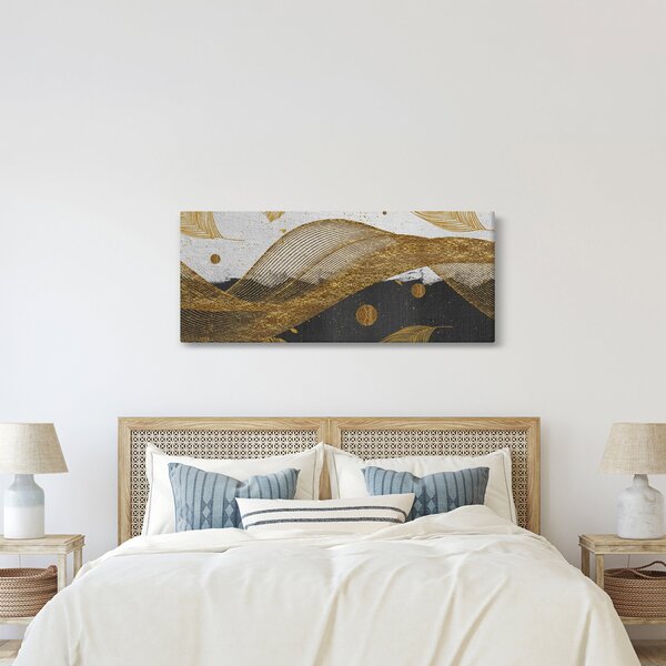 Slika - Zlatno perje (120x50 cm)