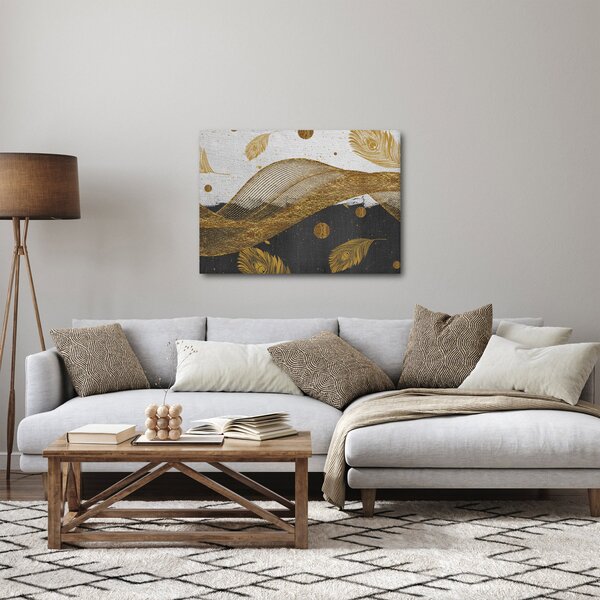 Slika - Zlatno perje (70x50 cm)