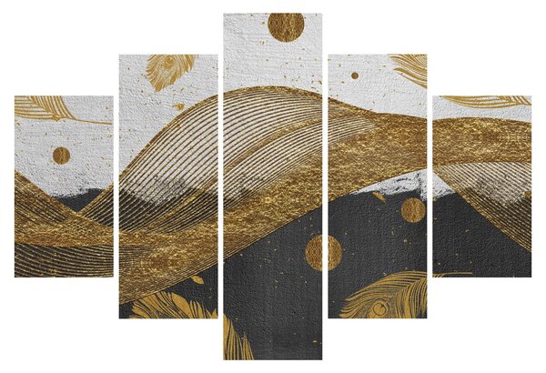 Slika - Zlatno perje (150x105 cm)