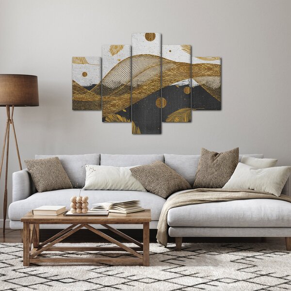 Slika - Zlatno perje (150x105 cm)
