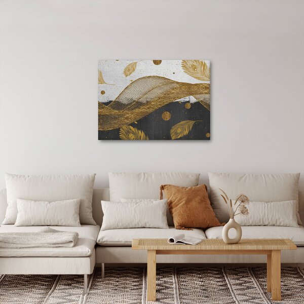 Slika - Zlatno perje (70x50 cm)