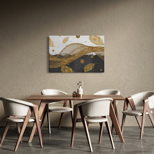 Slika - Zlatno perje (90x60 cm)