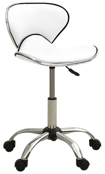 VidaXL Uredska stolica od umjetne kože bijela