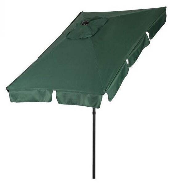 Elegantni vrtni suncobran s podesivim nagibom 200x130 cm Siva