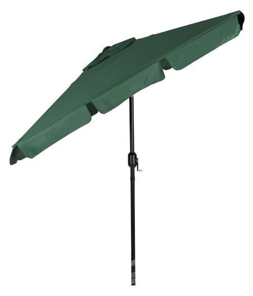 Elegantni vrtni suncobran s podesivim nagibom 200x130 cm Siva
