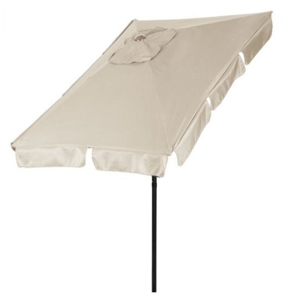 Elegantni vrtni suncobran s podesivim nagibom 200x130 cm Siva