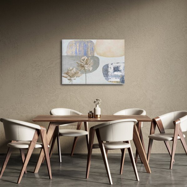 Slika - Slikano cvijeće sa teksturom (70x50 cm)