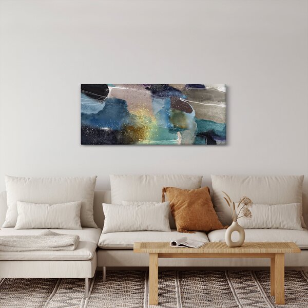 Slika - Akvarel apstrakcija (120x50 cm)