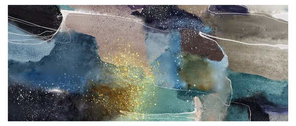 Slika - Akvarel apstrakcija (120x50 cm)