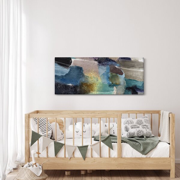 Slika - Akvarel apstrakcija (120x50 cm)