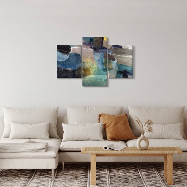 Slika - Akvarel apstrakcija (90x60 cm)