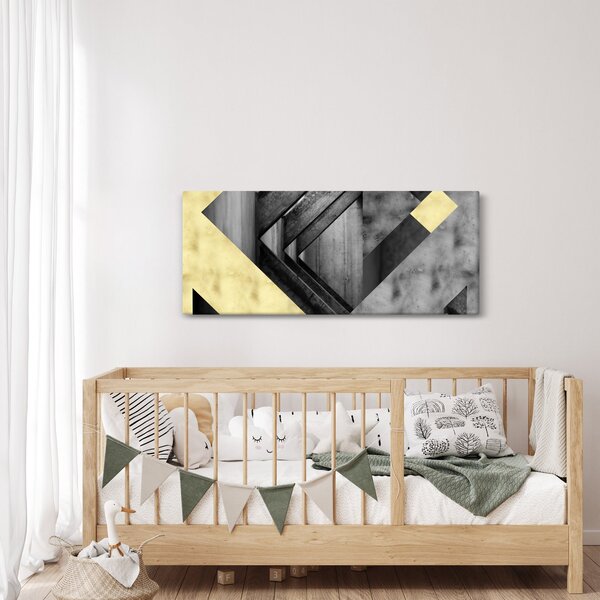 Slika - Teksturirani oblici (120x50 cm)
