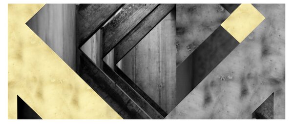 Slika - Teksturirani oblici (120x50 cm)