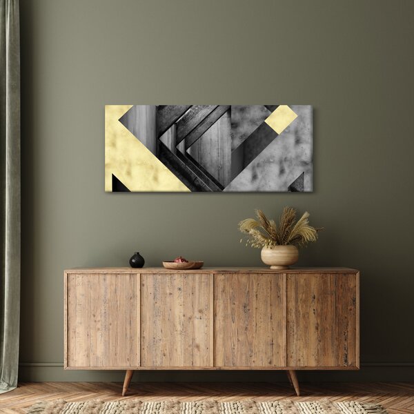 Slika - Teksturirani oblici (120x50 cm)