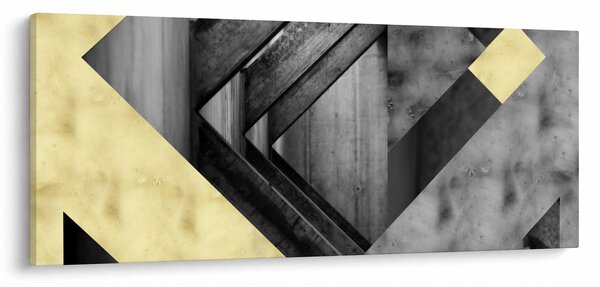 Slika - Teksturirani oblici (120x50 cm)