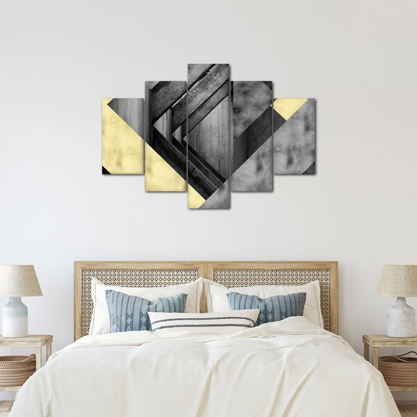 Slika - Teksturirani oblici (150x105 cm)