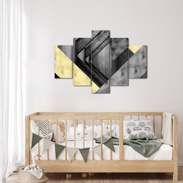 Slika - Teksturirani oblici (150x105 cm)