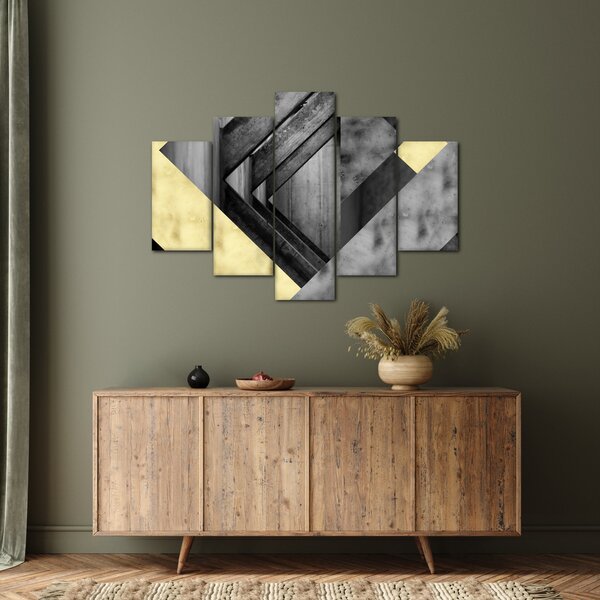 Slika - Teksturirani oblici (150x105 cm)