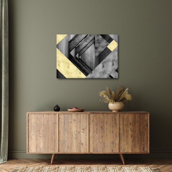 Slika - Teksturirani oblici (70x50 cm)