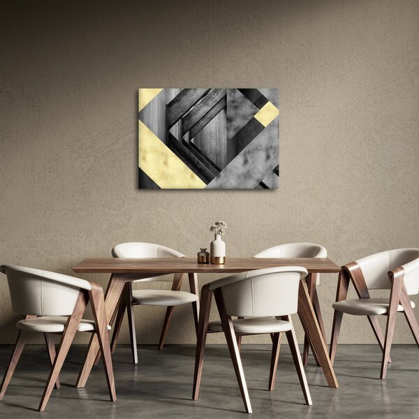 Slika - Teksturirani oblici (70x50 cm)