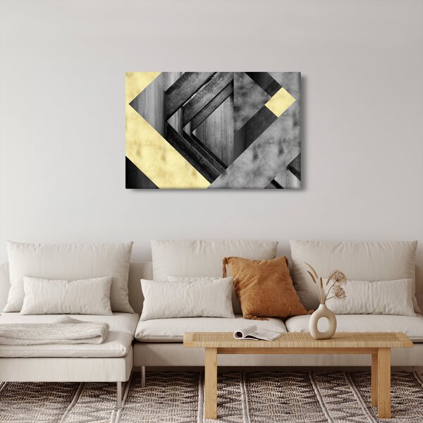 Slika - Teksturirani oblici (90x60 cm)