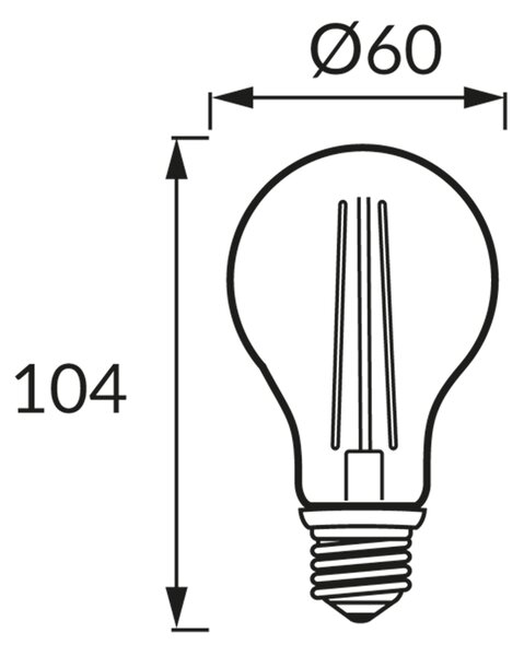 FILAMENT ERSTE LED ŽARULJA E27 10W - 4000K