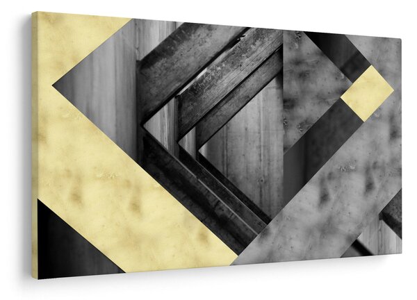 Slika - Teksturirani oblici (90x60 cm)