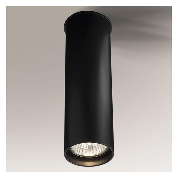 Shilo 1110 - Reflektorska svjetiljka ARIDA 1xGU10/15W/230V 20 cm crna