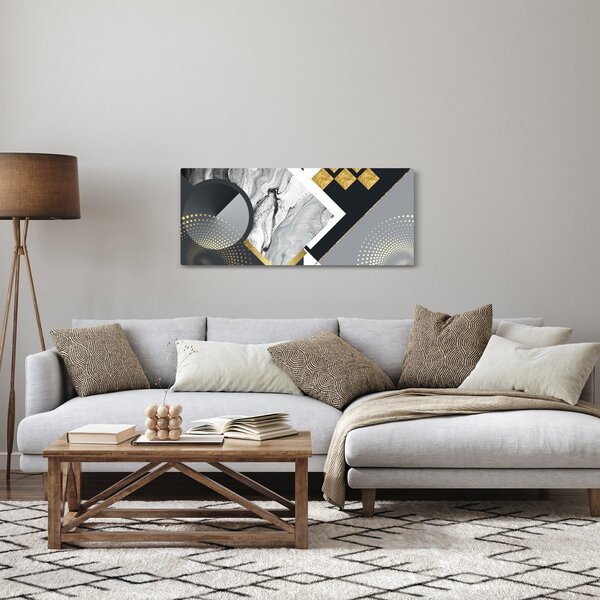 Slika - Teksturirani kolaž (120x50 cm)