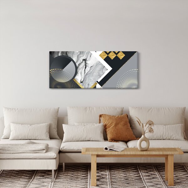 Slika - Teksturirani kolaž (120x50 cm)