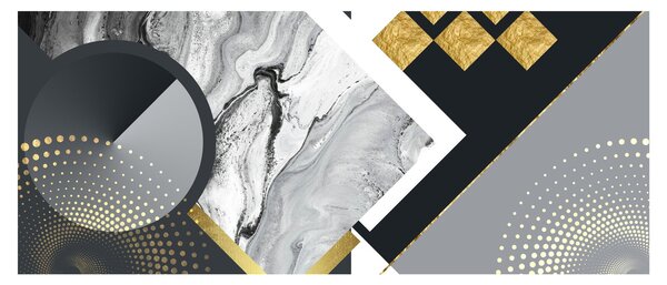 Slika - Teksturirani kolaž (120x50 cm)