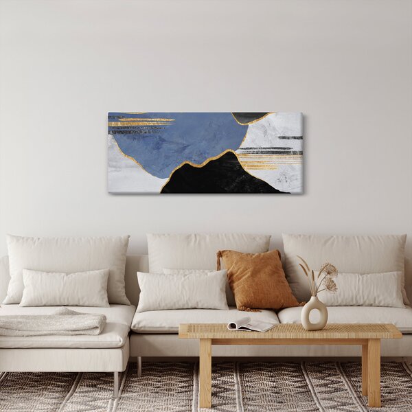 Slika - Teksturirani oblici (120x50 cm)