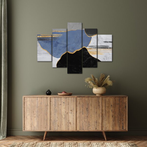 Slika - Teksturirani oblici (150x105 cm)