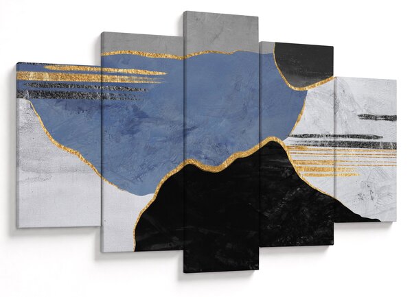 Slika - Teksturirani oblici (150x105 cm)