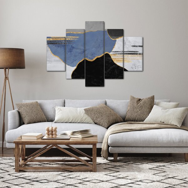 Slika - Teksturirani oblici (150x105 cm)
