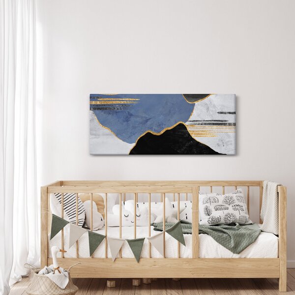 Slika - Teksturirani oblici (120x50 cm)