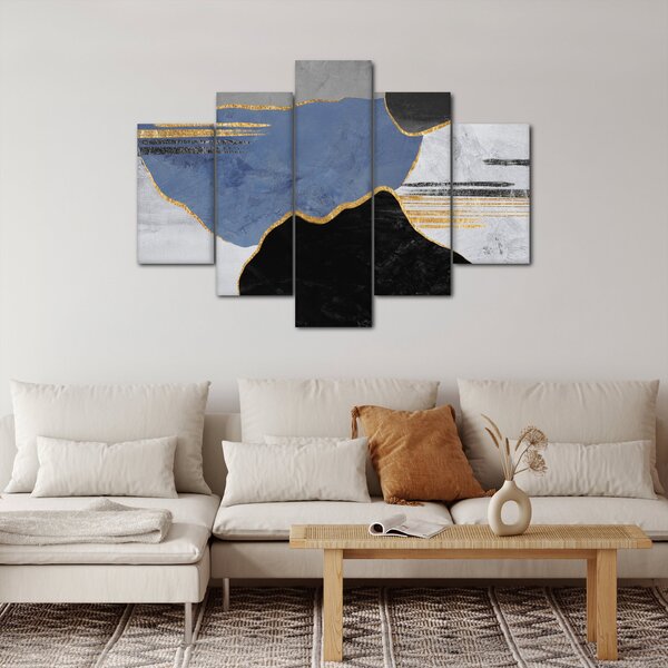 Slika - Teksturirani oblici (150x105 cm)