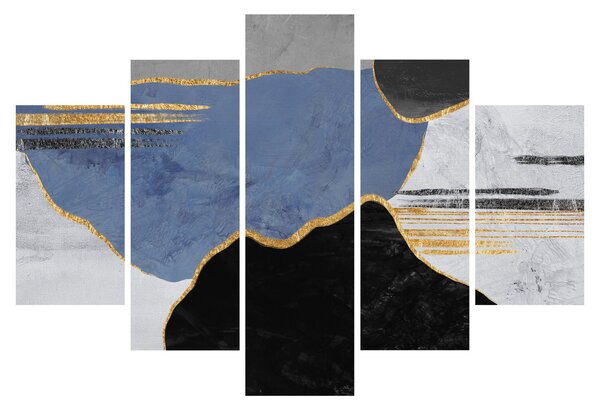 Slika - Teksturirani oblici (150x105 cm)