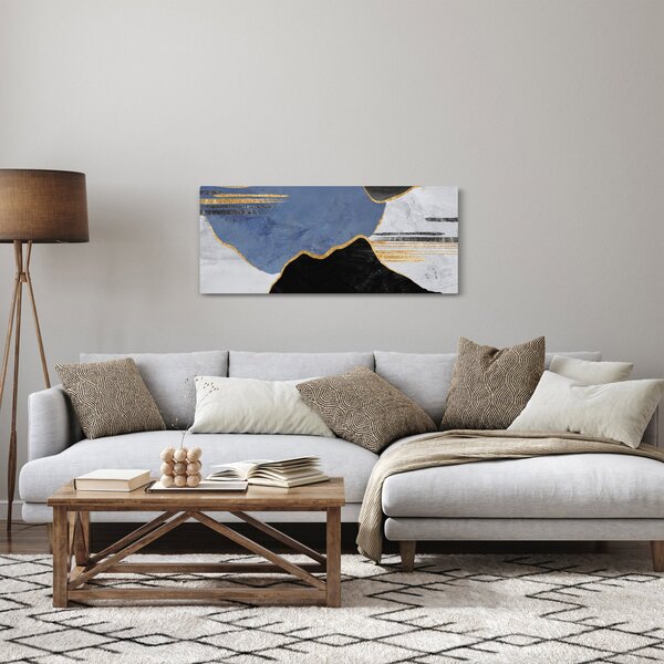 Slika - Teksturirani oblici (120x50 cm)