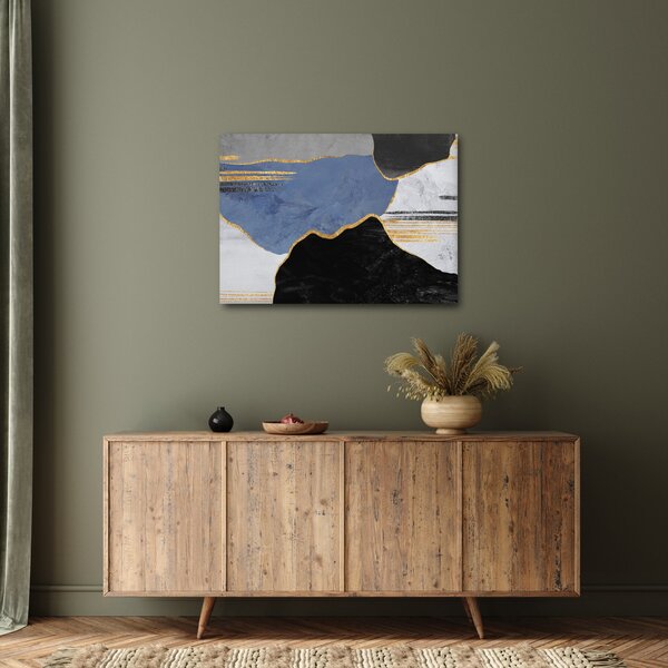 Slika - Teksturirani oblici (70x50 cm)