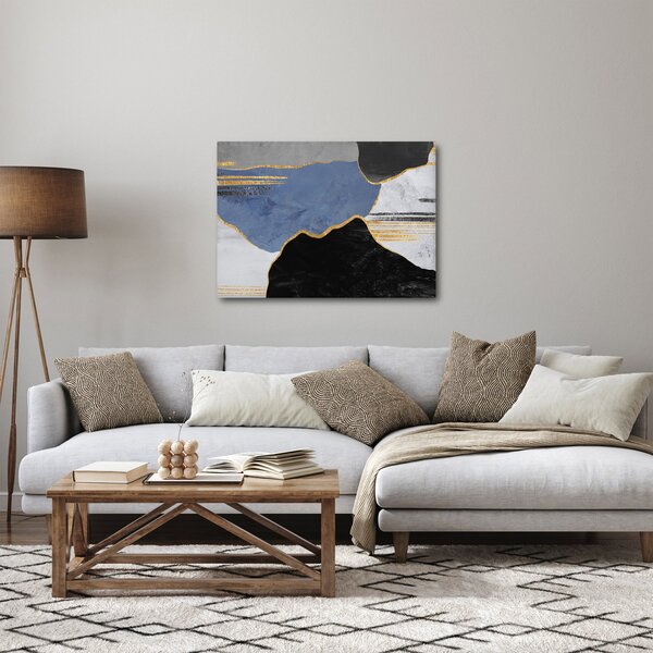 Slika - Teksturirani oblici (70x50 cm)