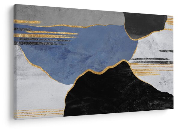 Slika - Teksturirani oblici (90x60 cm)