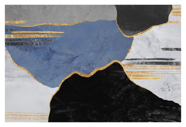 Slika - Teksturirani oblici (90x60 cm)