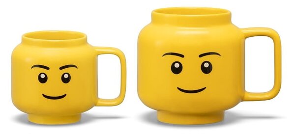 Žuta keramička dječja šalica 255 ml Head - LEGO®