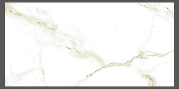 Halcón Porculanska pločica Naos Gold Brillo (30 x 60 cm, Bijela, Sjaj)