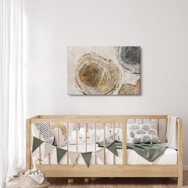 Slika - Apstrakcija debla (90x60 cm)