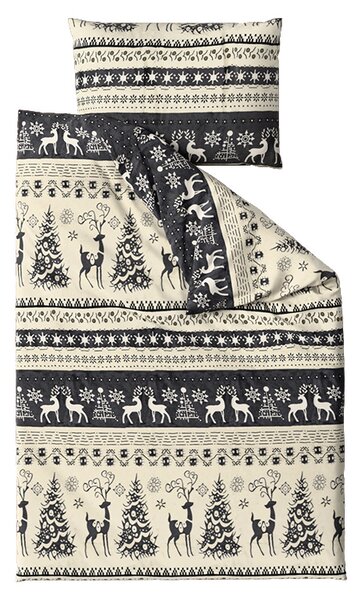 Posteljina mikropliš WINTER DEER siva Dimenzije posteljine: 70 x 90 cm | 140 x 220 cm