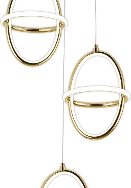 Viseća LED lampa G064-3CPR Gold