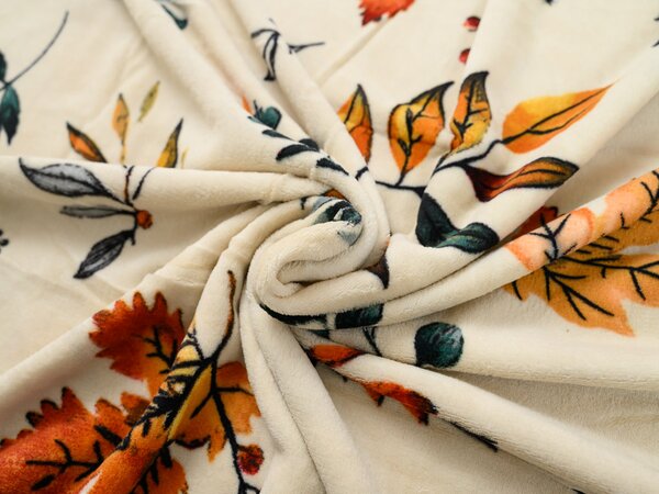 Posteljina mikropliš AUTUMNA krem Dimenzije posteljine: 70 x 90 cm | 140 x 220 cm