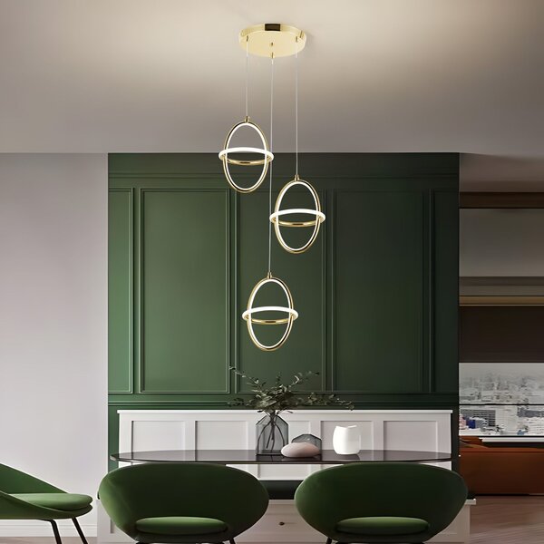 Viseća LED lampa G064-3CPR Gold